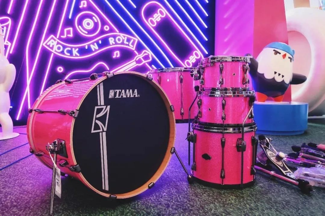 tama superstar 定制版 大颗粒闪光pvc贴面 枫木架子鼓mx62hxzbnstama