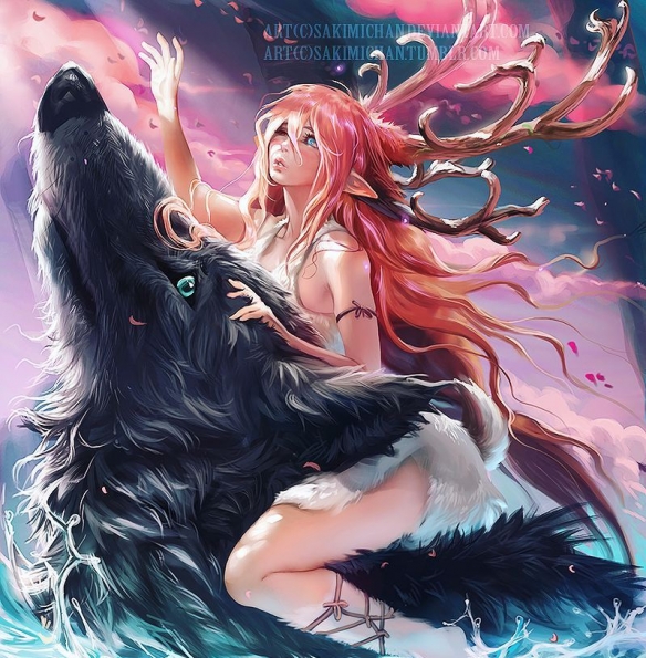 加拿大插画家sakimichan最新游戏动漫人物性感同人赏