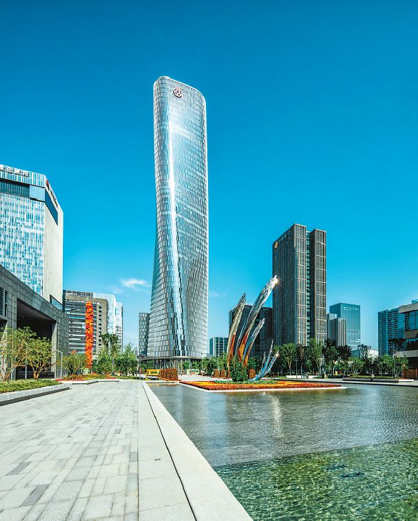 宁波东部新城中央广场图片