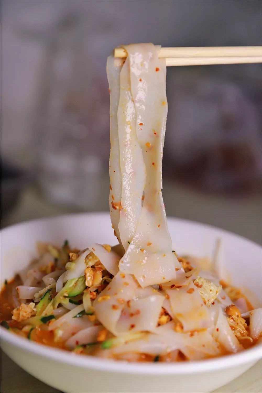 锡城少见的卷凉皮驱车15公里也要去吃内含福利