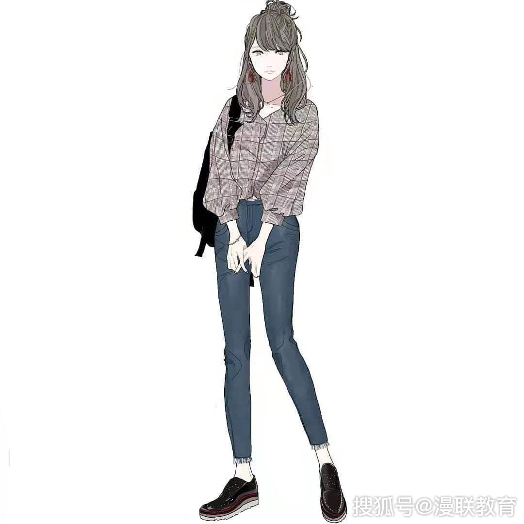 分享动漫漫画女性角色立绘服饰参考人设参考