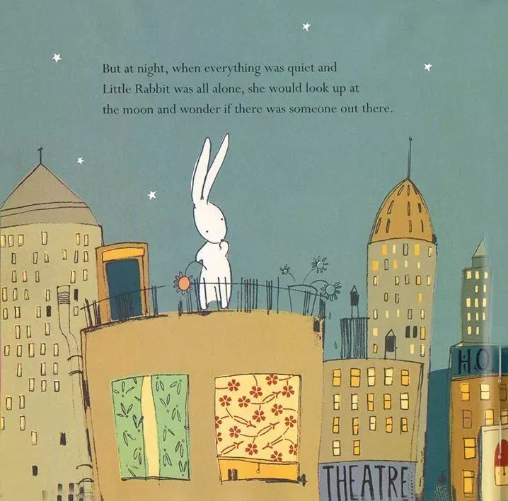 小兔子喜欢住在城市里.