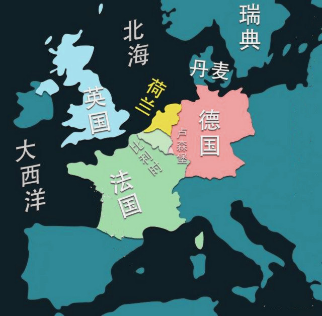 荷兰帝国地图图片