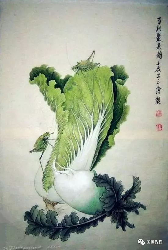 100幅白菜画,百看不厌!_王雪涛