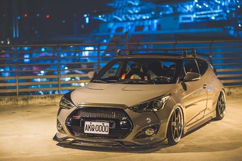 现代二代飞思veloster改装后运动感爆棚