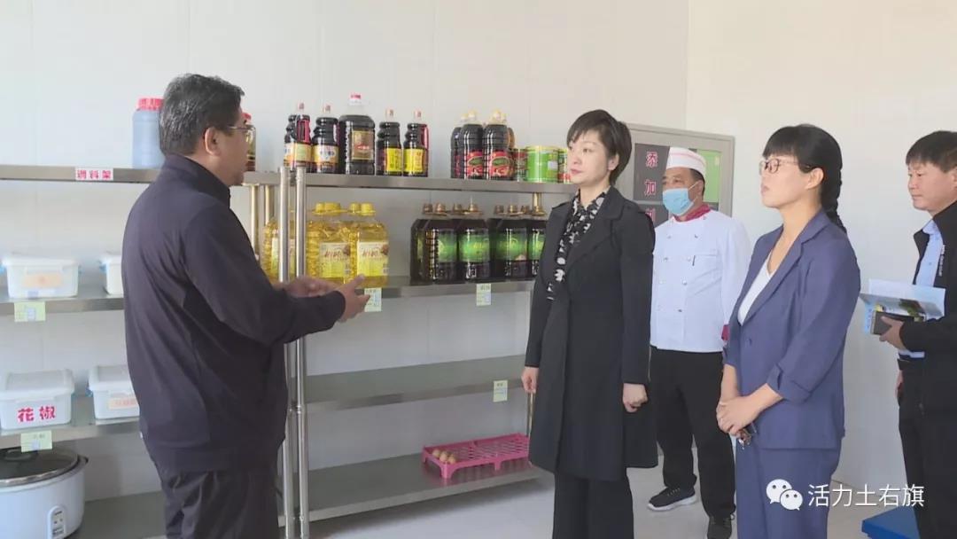 冯桂莎调研我旗教育工作
