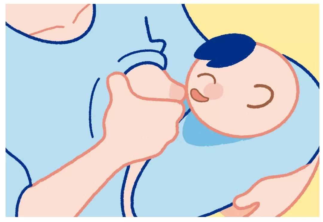 ③当宝宝嘴巴足够大时, 将乳头和大部分乳晕放进宝宝嘴里;④观察宝宝