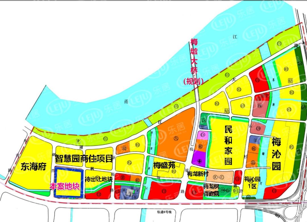地块用途与原规划用地稍有差异,以实际出让文件稳准除了图中标注的