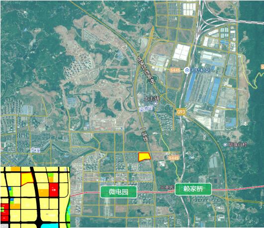 6969該地塊周邊有渝颱風情公園,思鄉臺公園,重慶臺灣農民創業園