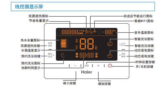 空气能热水器怎么用?控制面板的图标详解来了