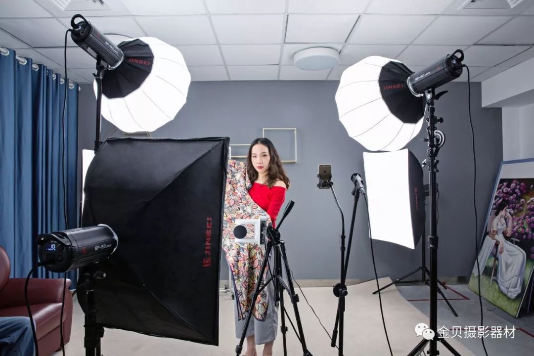 专业网络直播间布光方案(5灯篇)_场景