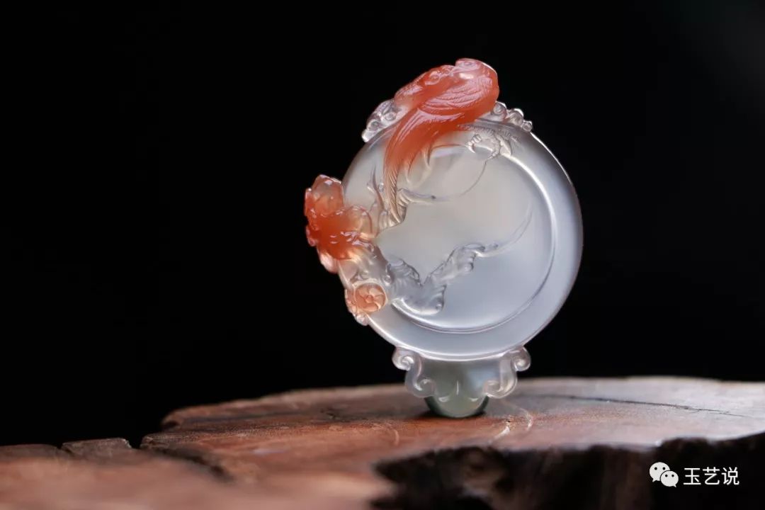 南红俏色巧用这些创意作品绝了