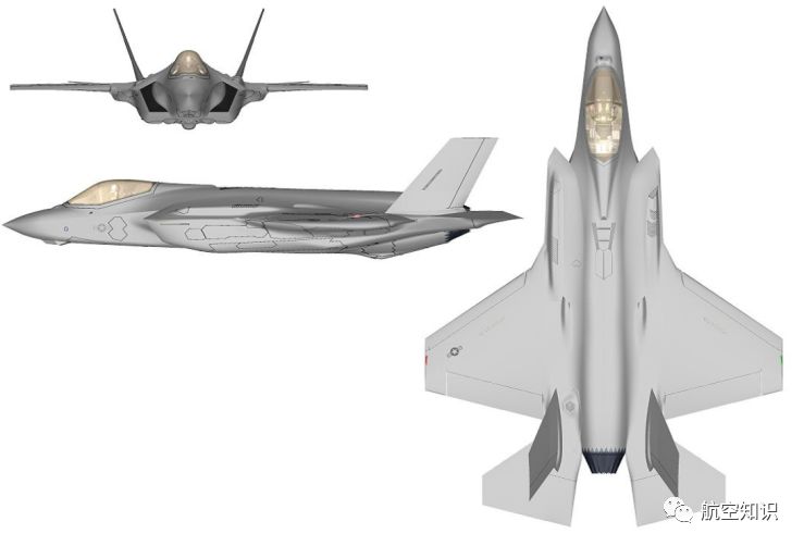 f-35a三视图f-35飞行员头盔显示系统美国计划购买2663架f-35战机,将在