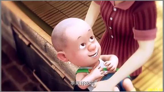 熊大熊二冒充光头强的妈妈小宝宝不开心了