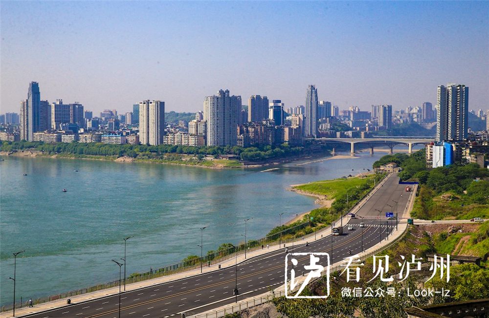 泸州城东将新添一条滨江路,预计国庆节前竣工