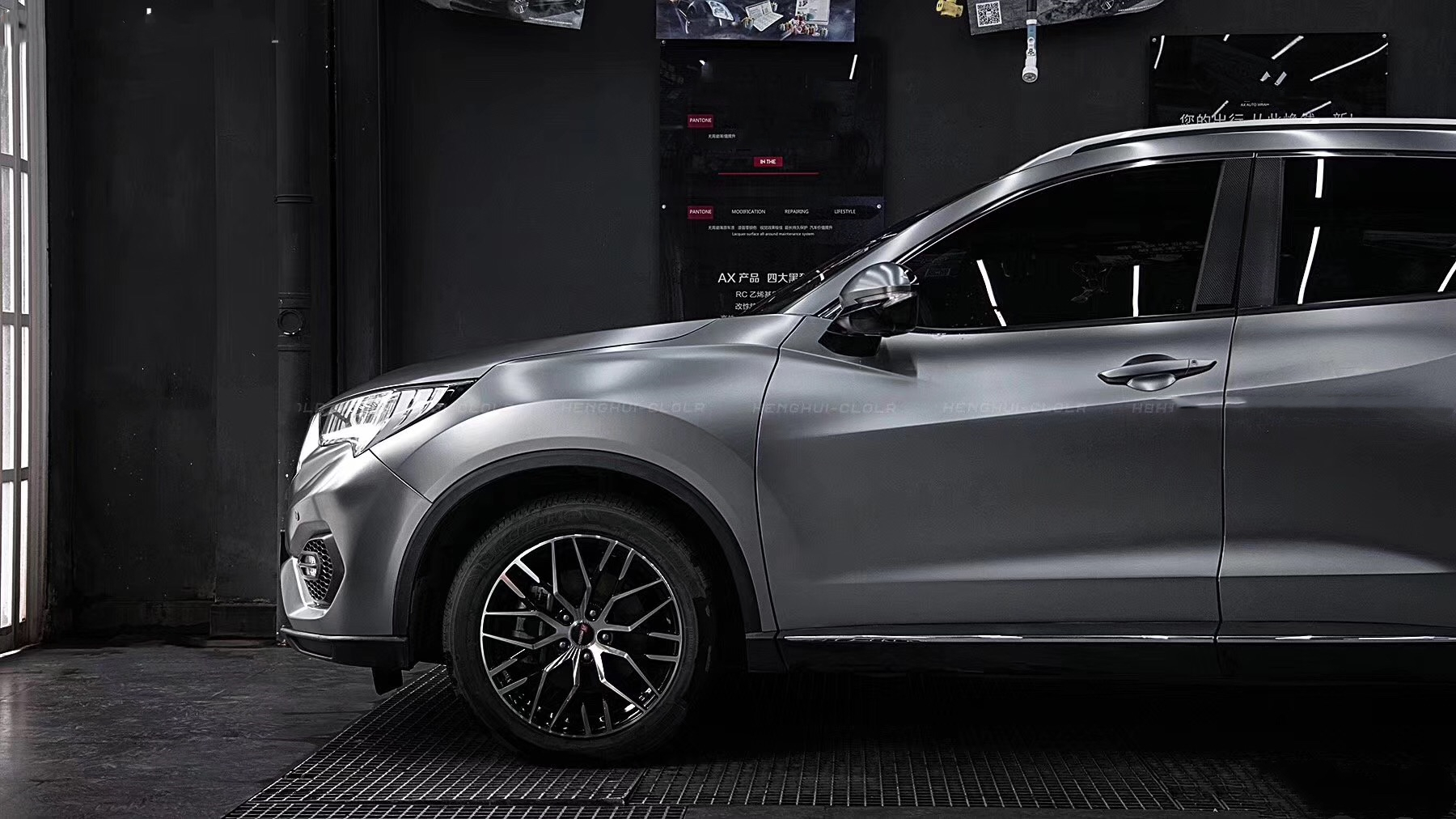 讴歌cdx改色电光银钛灰 成色满满 质感爆棚