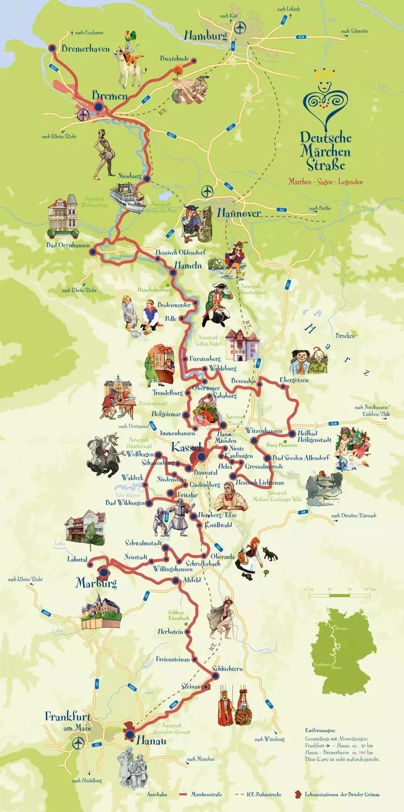 德国有一条童话之路你去过吗