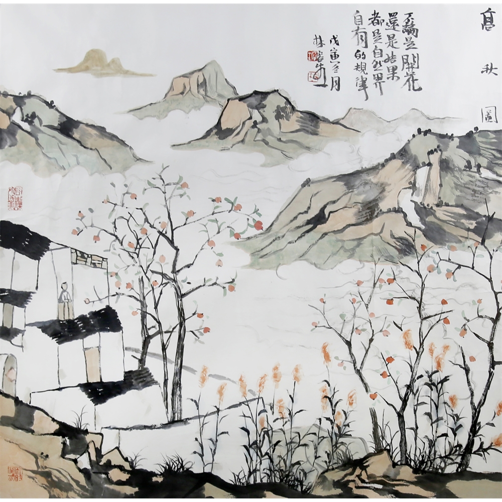 中国著名画家林容生绘画作品欣赏