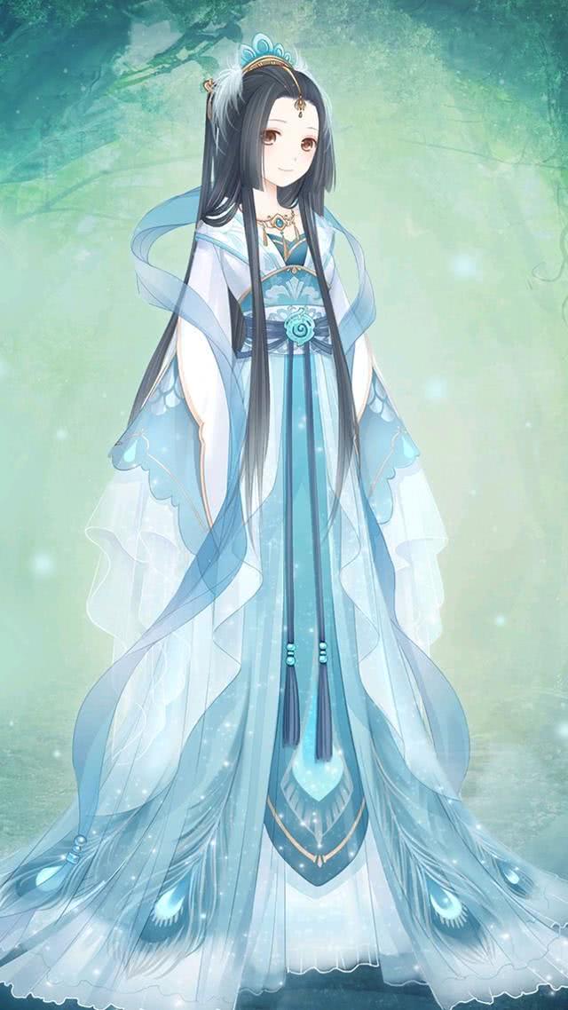 奇迹暖暖角色简约壁纸:小姐姐的发带真显眼!