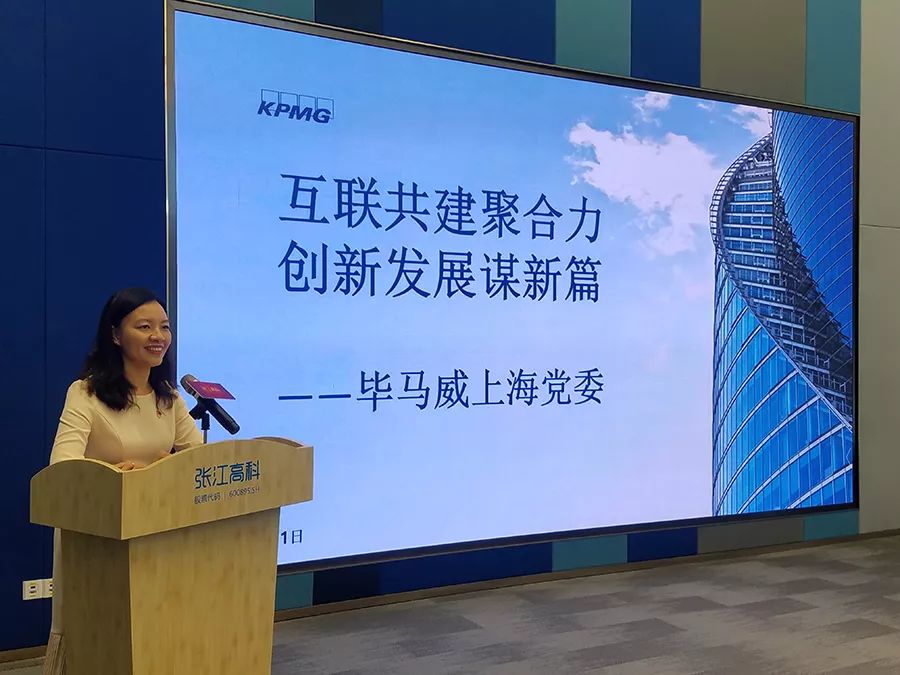 毕马威华振会计师事务所上海分所党委书记杨洁,上海科创办规划处处长