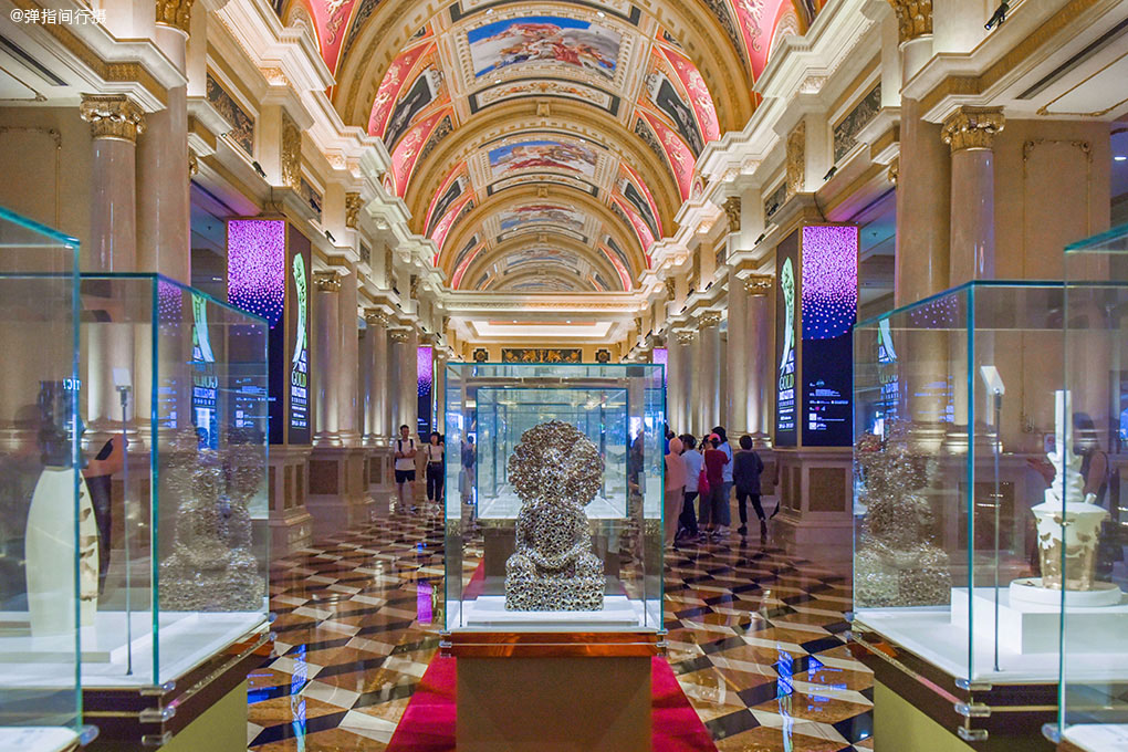 巴黎人,澳门四季酒店,澳门金沙及澳门艺术博物馆共五个场地同时举行