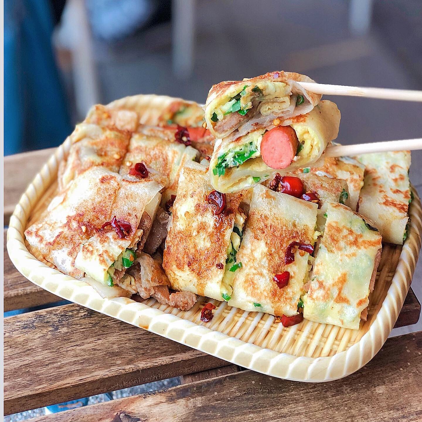 让你选择障碍发作的台湾蛋饼集合各种奇怪馅料各种特殊颜色新奇又特别