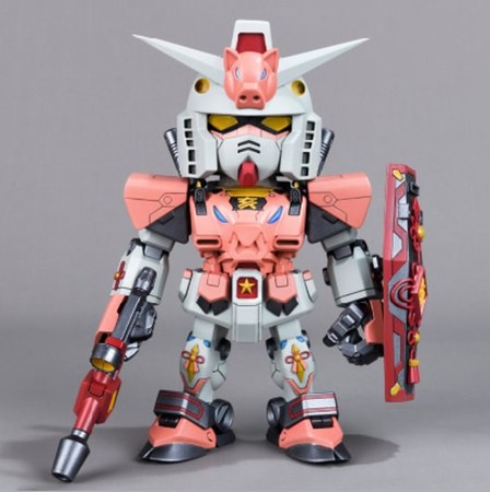 万代南梦宫宣布中国风十二生肖高达亥猪公仔亮相