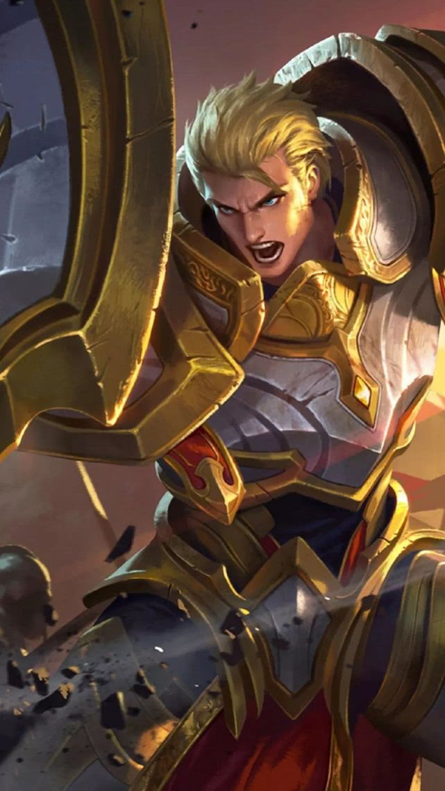 王者荣耀高清壁纸亚瑟穿着盔甲酷炫十足