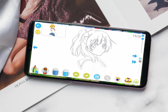 教你在手机上画画操作简单还好看小白看了立马就会了