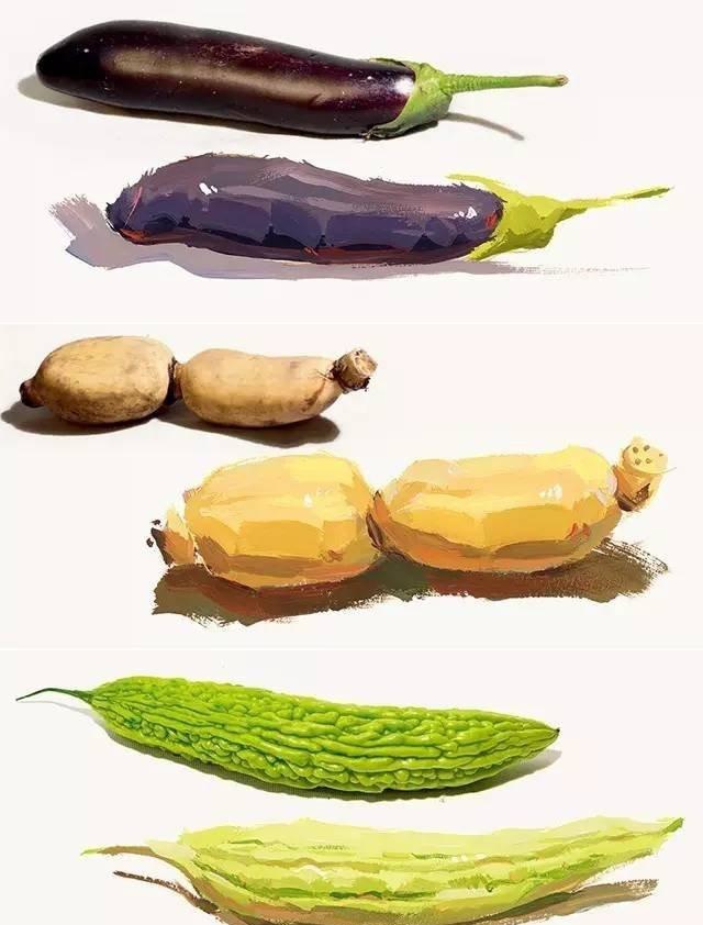 色彩静物单体绘画素材