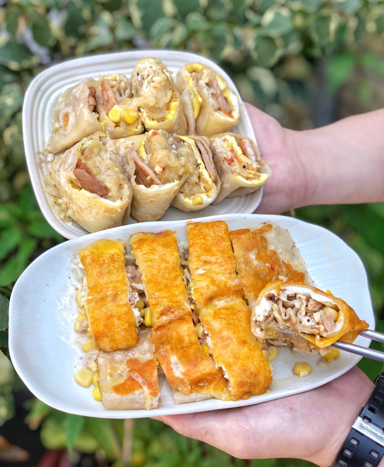 让你选择障碍发作的台湾蛋饼集合 各种奇怪馅料,各种特殊颜色,新奇又