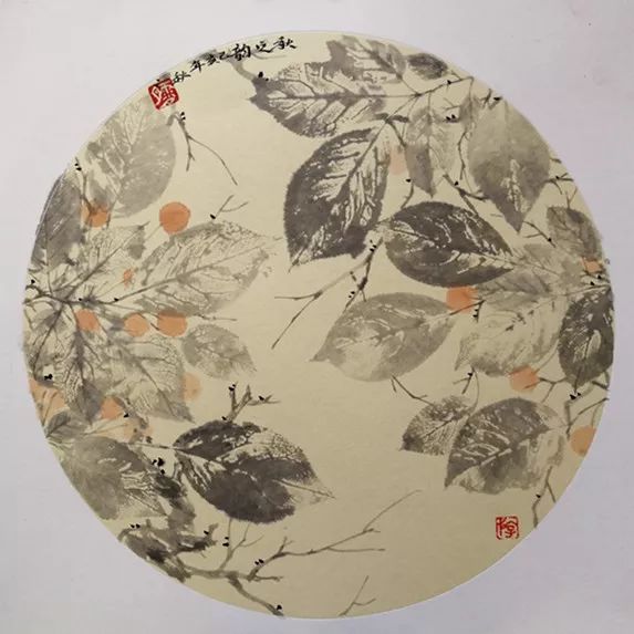 乌金千秋照上海旅游节快来徐汇区艺术馆打卡文末福利diy水墨叶拓画