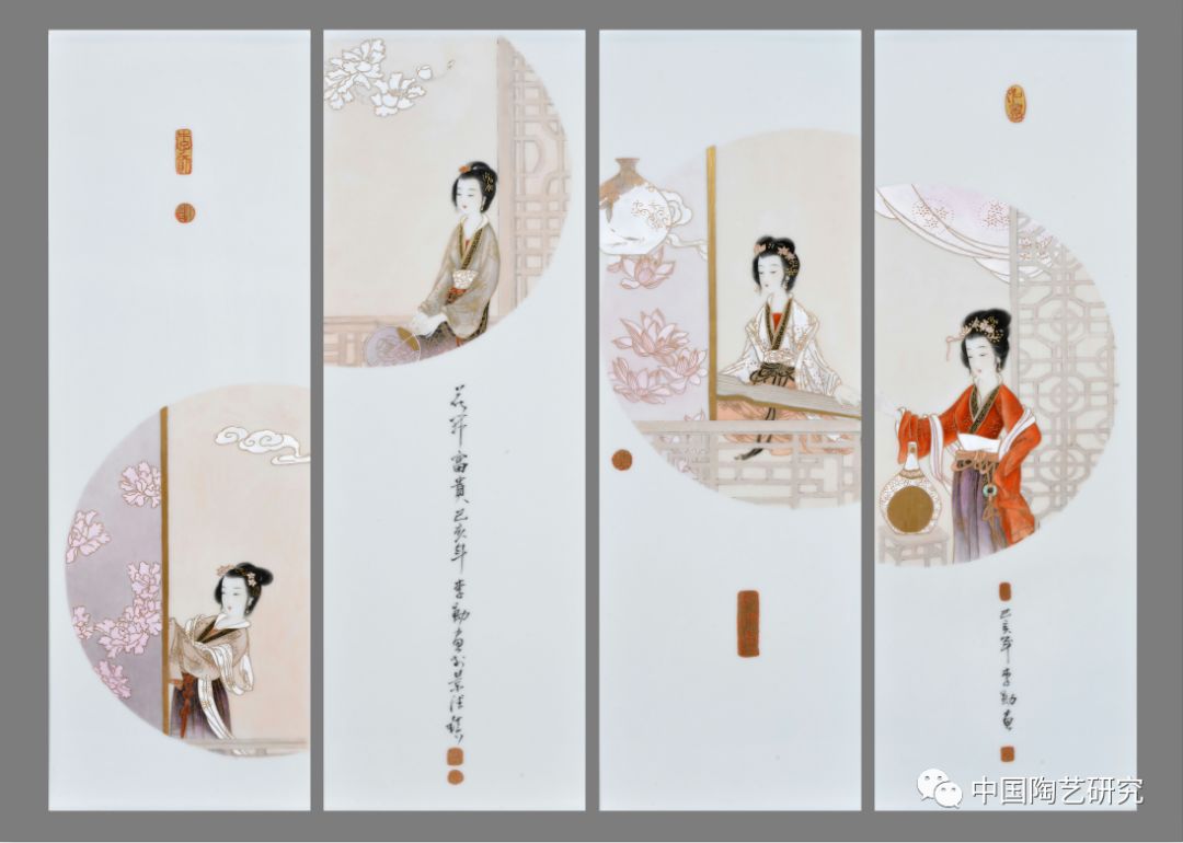 李勋第十一届中国陶瓷艺术大展获奖作品推荐浅谈墨彩描金的传承与创新