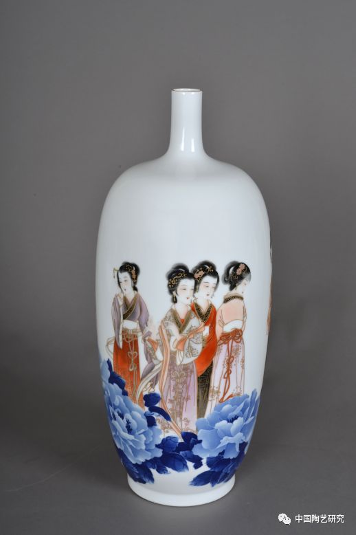 李勋第十一届中国陶瓷艺术大展获奖作品推荐浅谈墨彩描金的传承与创新