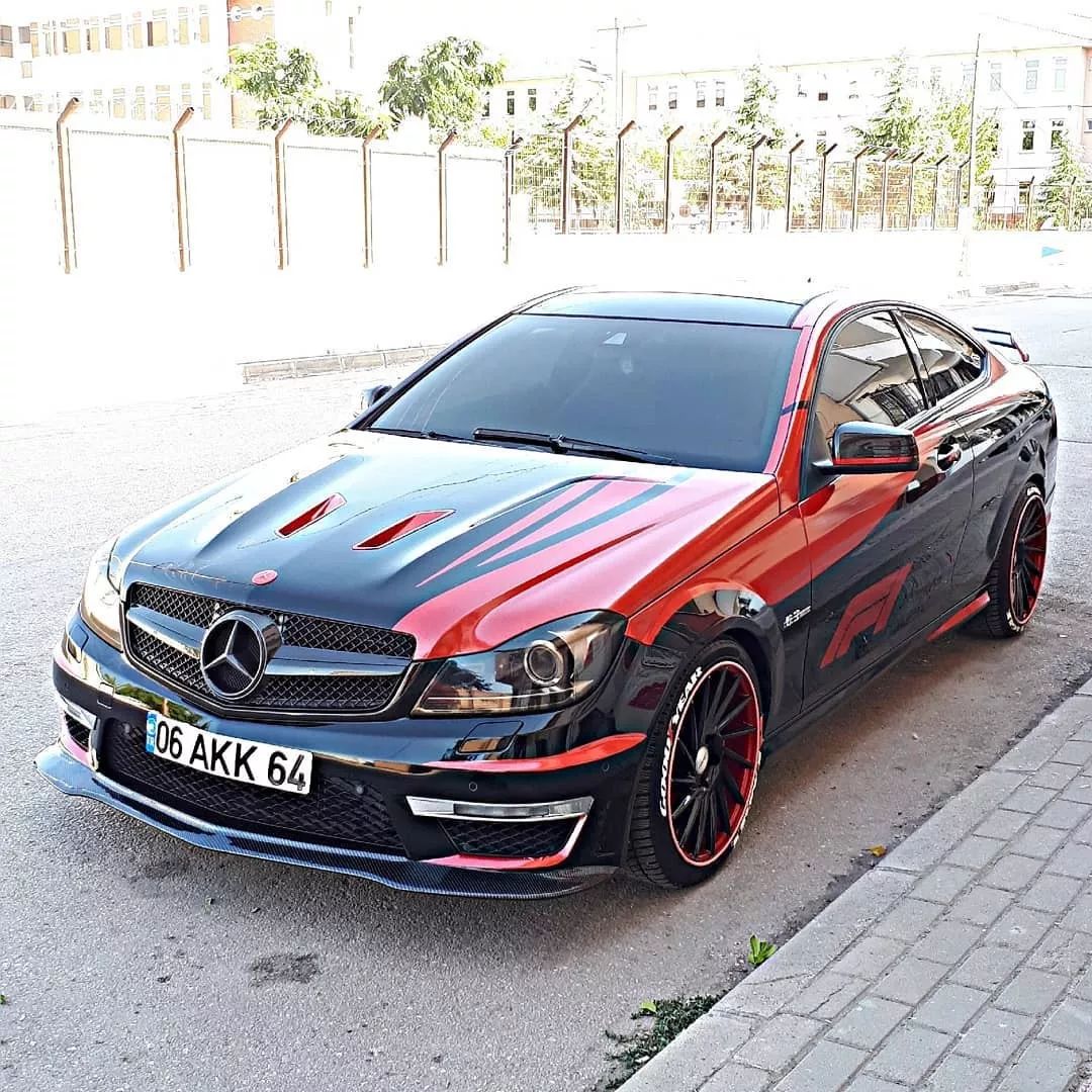 灵感与启发奔驰w204instagram改装集