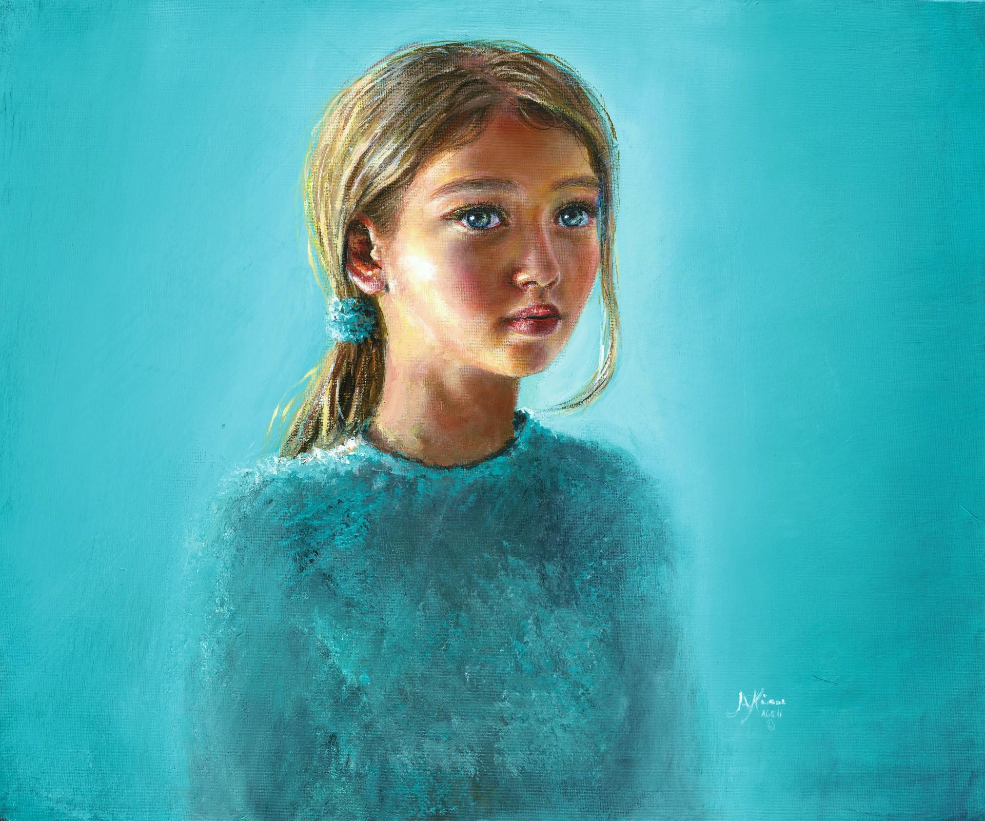 神童画家akianekramarik11岁画作欣赏高清大图