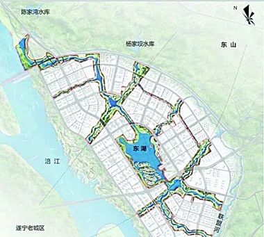 河東二期重點項目中建調研遂寧東湖引水入城及海綿城市