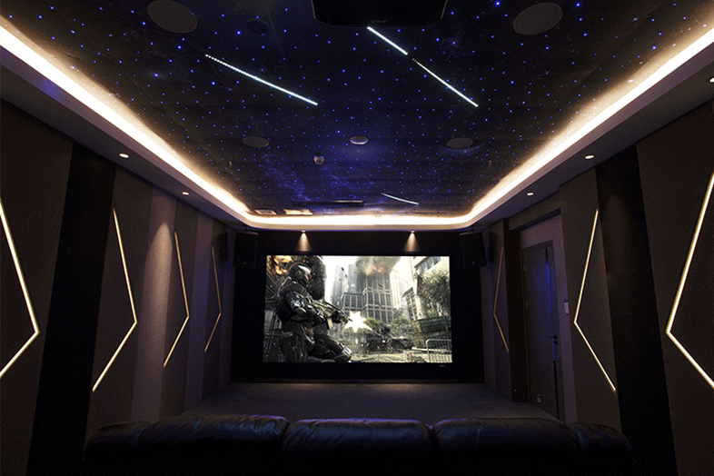 2号影音室配备7.4.