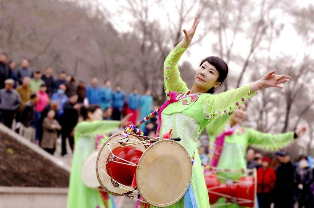 朝鲜族长鼓舞源于印度,韩国这次不会再搞事情了吧?_腰鼓