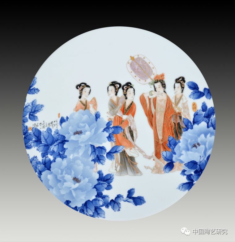 李勋第十一届中国陶瓷艺术大展获奖作品推荐浅谈墨彩描金的传承与创新