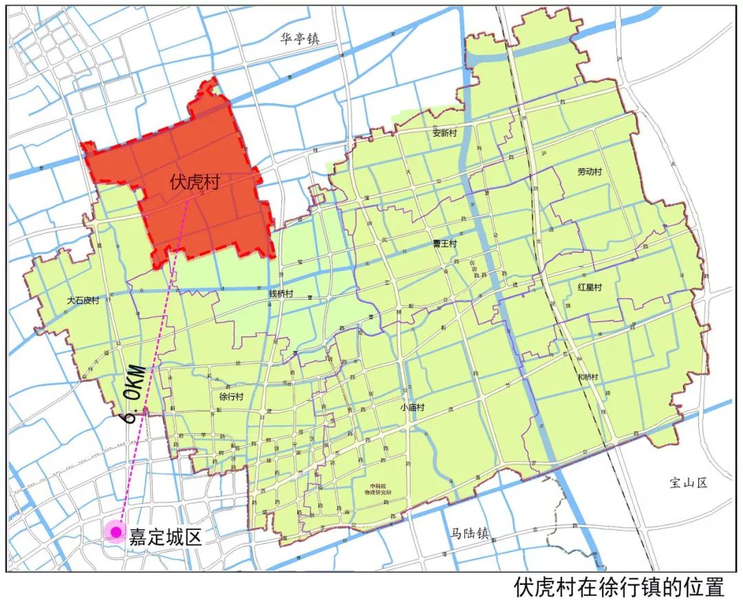 29平方公里本次村庄规划范围为伏虎村行政村域规划范围嘉定镇徐行村