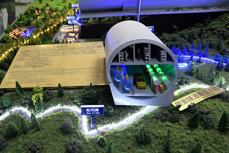 管廊隧道断面模型.