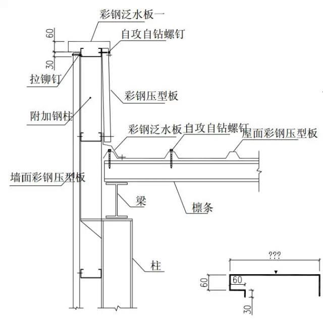 鋼結構建築構造圖集山牆