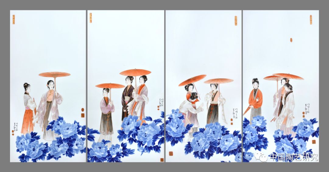 李勋第十一届中国陶瓷艺术大展获奖作品推荐浅谈墨彩描金的传承与创新