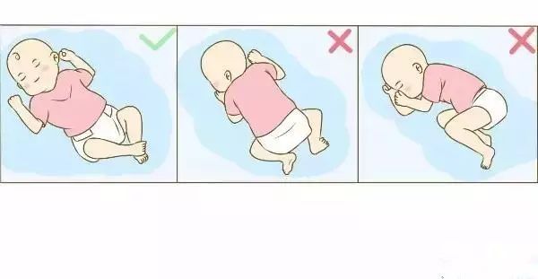 新生儿正确睡觉姿势图片