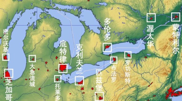 密尔沃基地理位置图片