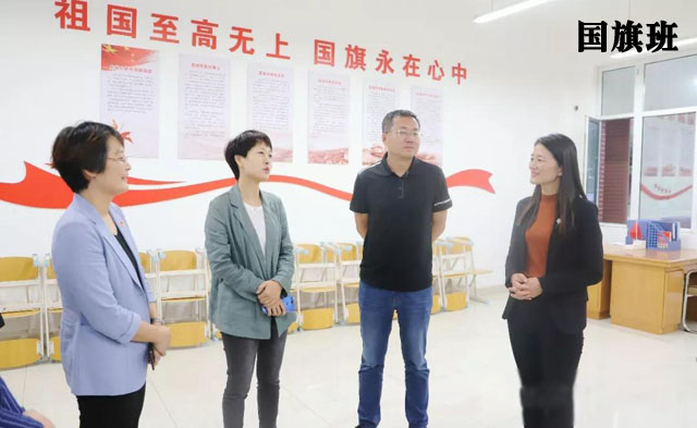 共青团河南省委领导莅临邓州市职业技术学校调研指导基层团组织规范化