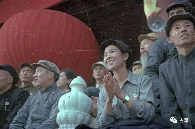 前苏联摄影家拍摄的开国大典彩照