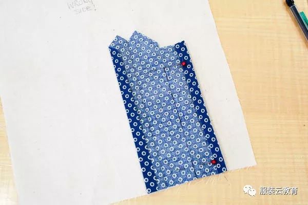 超详细衬衫宝剑头袖衩的制作