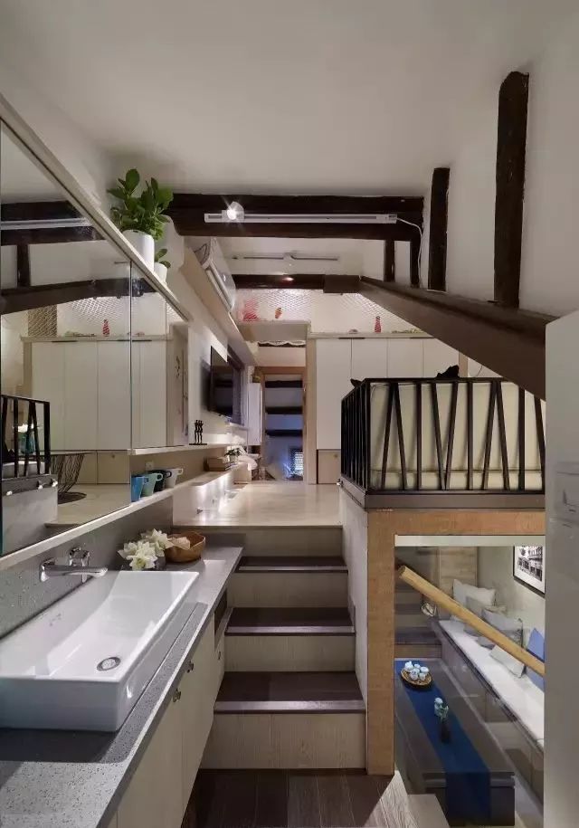 38㎡老房用错层造出10大空间,你敢信?